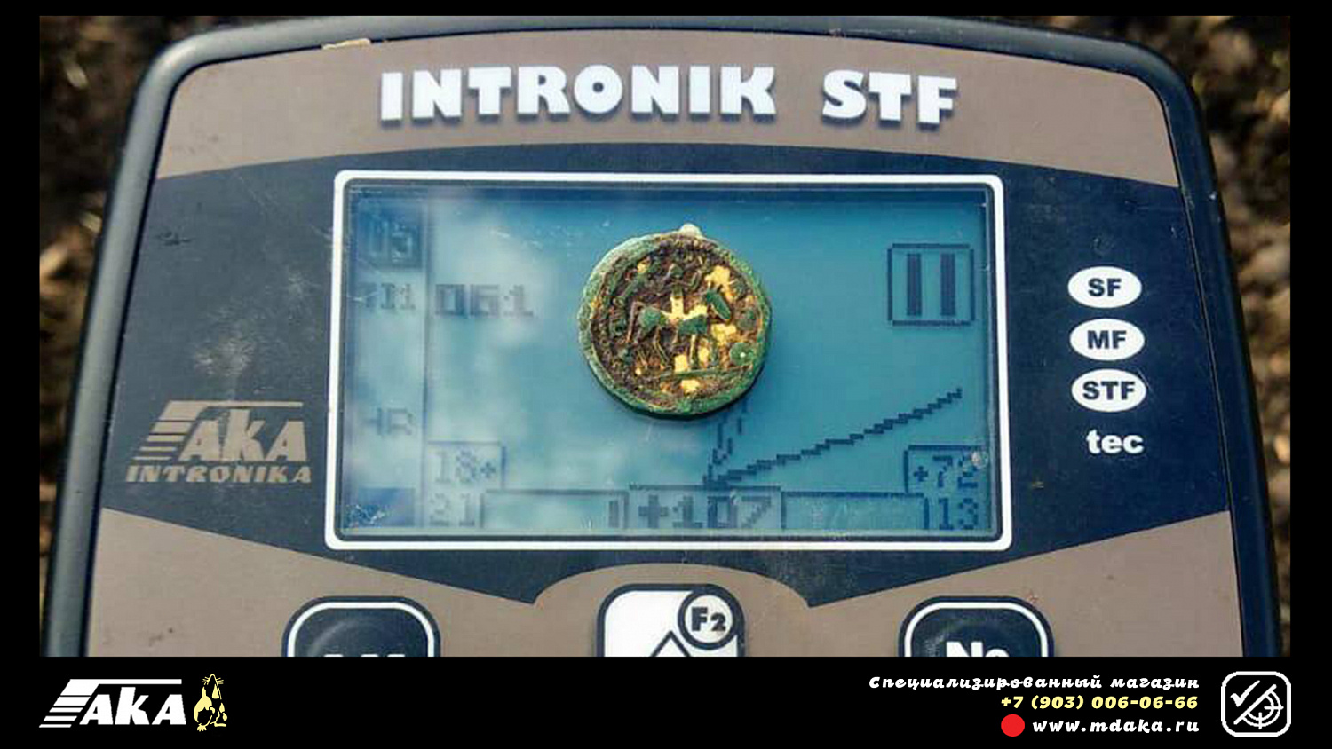 Интроник СТФ на телескопической штанге с Bluetooth