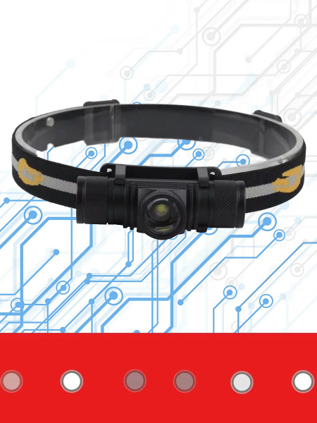 Фонарь копателя BORUiT D10