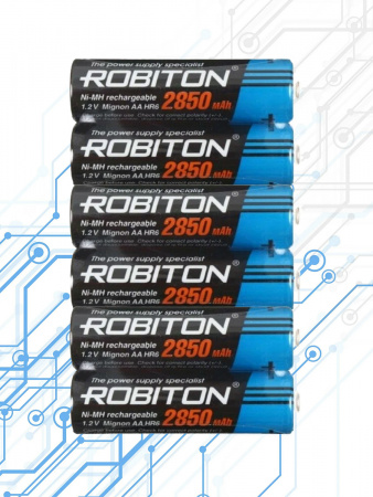 Аккумуляторы для Сигнума - Robiton Ni-Mh AA 2850 мАч